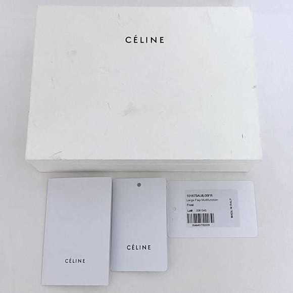 CELINE Bifold Long Wallet Large Flap Multi-Function Light Blue 101673AU8 05FR... - Picture 10 of 10